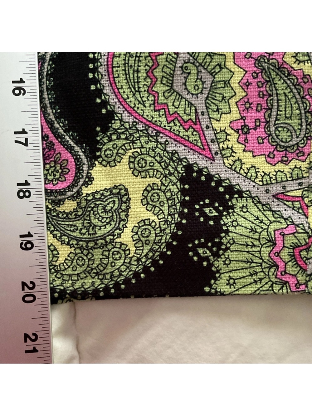Paisley Embroidered Mini Skirt in Black with Pink & Green - Picture 10 of 10